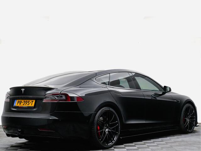 Tesla MODEL S 100D Ludicrous+ Performance 750pk/970nm AeroPack Panoramadak, Alcantara hemel, Carbon, Autopilot