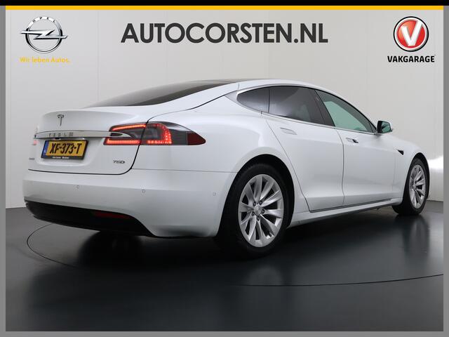 Tesla MODEL S 75D 476pk 4x4 1/2 Leer Panodak AutoPilot Enhanced Intelligente Luchtvering El.Stoelen/Geheugen Navi Pdc-A+Voor pakket El.Achterklep Adaptive-Led 19" Keyless Next-Gen-Stoelen Apple Carplay Android Auto ESP Bord-Herkenning Camera El.Stuurwiel Do 19" 1e eige