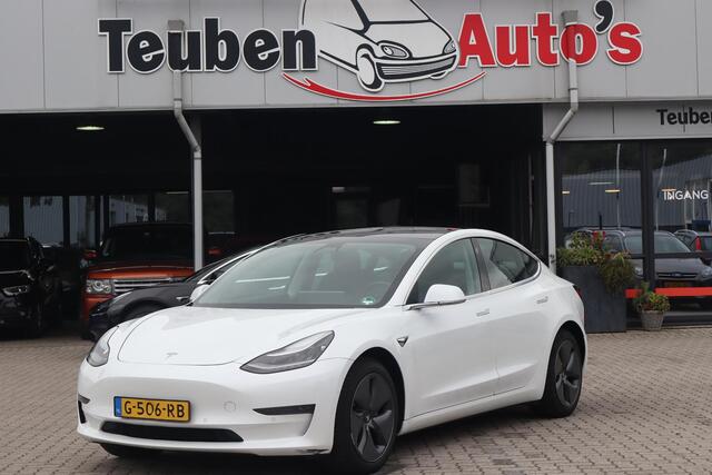 Tesla Model 3 Long Range AWD 75 kWh Autopilot, Camera, Panoramadak, Lederen interieur