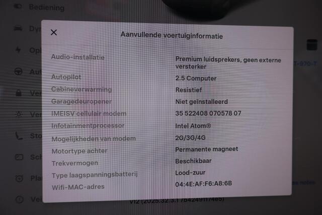 Tesla Model 3 Standard RWD Plus 60 kWh 80% SOH, Panoramadak, Lederen interieur, 360 Camera