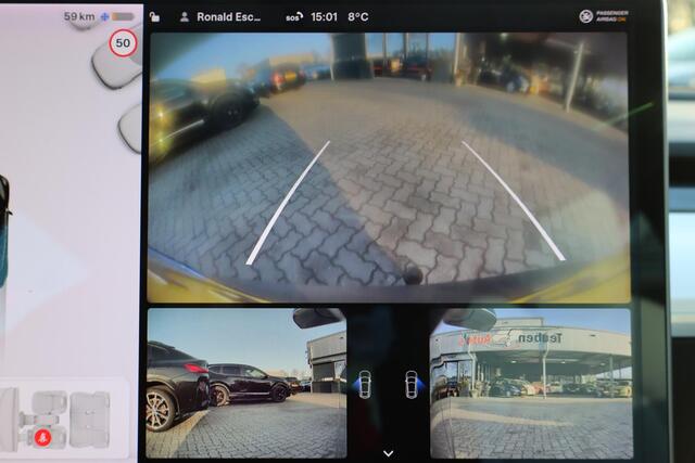 Tesla Model 3 Long Range AWD 75 kWh 87,2% SOH, BTW Auto, Wit lederen interieur, Trekhaak, BTW Auto