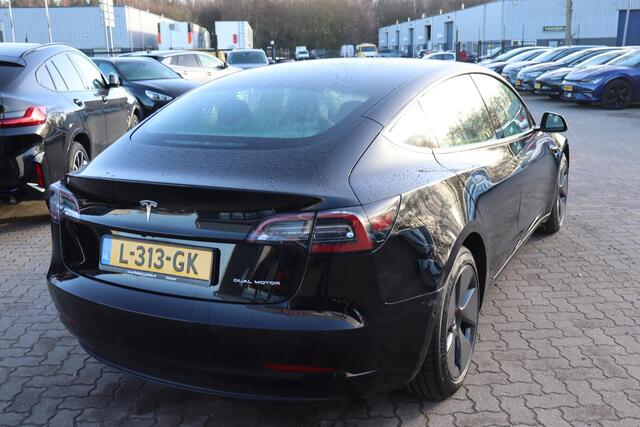 Tesla Model 3 Long Range AWD 75 kWh 91,6% SOH, BTW Auto, Warmtepomp, 3060 Camera, Lederen interieur, Stoel- en stuurverwarming, BTW Auto