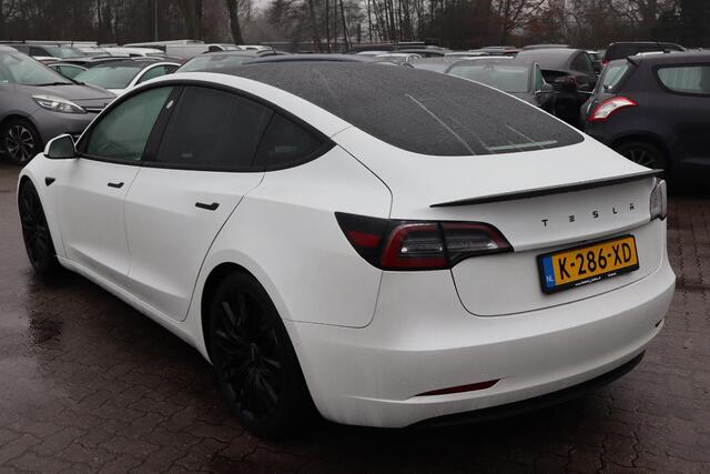 Tesla Model 3 Long Range AWD 75 kWh 92,9% SOH, Warmtepomp, Autopilot computer 3.0, Lichtmetalen wielen, Panoramadak