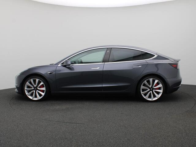 Tesla Model 3 Performance AWD 75 kWh 463PK Aut. SOH 84%, Leder, 360gr. Camera, Keyless, 20" LM Velgen, Autopilot, Stoelverwarming, Side Assist