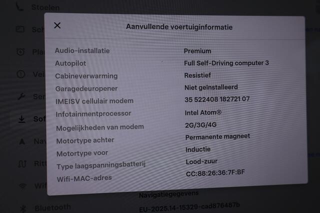 Tesla Model 3 Performance AWD 75 kWh 89,8% SOH, Autopilot computer 3, Lichtmetalen wielen, Lederen interieur, 360 Camera, Panoramadak
