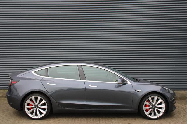 Tesla Model 3 Performance AWD 75 kWh Panoramadak Auto-Pilot Carbon