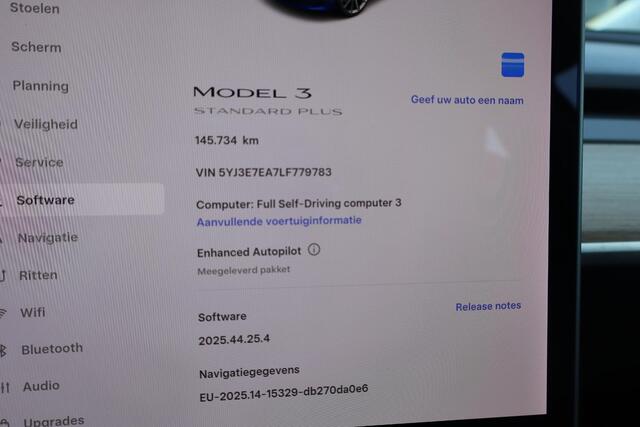 Tesla Model 3 Standard RWD Plus 60 kWh 88,5% SOH, Trekhaak, BTW auto, 360 Camera, Autopilot computer 3.0