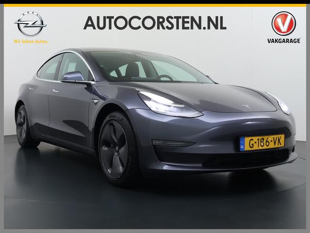 Tesla Model 3 Long Range AWD 75kWh Trekhaak AutoPilot Leeer Pano-dak Adaptive-Cruise Camera's Elektr.-Stuur+Stoelen+Spiegels+Geheugen+Easy-Entry+Verwarmde stoelen Park assistent Pdc WIFI Lane-Assist Navi LED DAB Voorverwarmen interieur Keyless One-Pedal-Drive 4WD SOH 8