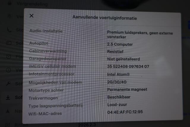 Tesla Model 3 Standard RWD Plus 60 kWh 86,7% SOH, Trekhaak, Autopilot computer 2.5, 360 Camera, Elektrische ramen, Lederen interieur