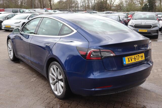Tesla Model 3 Long Range AWD 75 kWh 86% SOH, Lederen interieur, Cruise control, Autopilot computer 3.0, 360 Camera, Auto moet nog gereinigd worden.