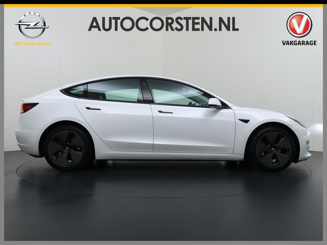 Tesla Model 3 Long Range AWD 75kWh FACELIFT Trekhaak Warmtepomp FSD-3 Hardware Stuur+Stoelverwarming AutoPilot Leder Panoramadak Adaptive-Cruise Camera's Elektr.-Stuur+Stoelen+Spiegels+Geheugen+Easy-Entry Park assistent Pdc WIFI Lane-Assist SOH 90% Lmv Navi LED DAB Voo