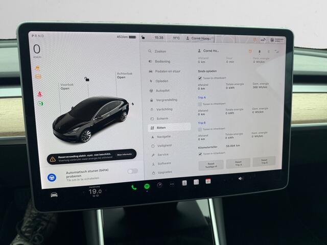 Tesla Model 3 Long Range AWD 75 kWh SOH 91%, Panoramadak, BTW, Auto Pilot, Stoelverwarming
