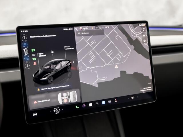 Tesla Model 3 RWD 60 kWh 283Pk (PANORAMADAK, STOELKOELING/VERWARMING, ELEK SPORTSTOELEN, CAMERA, SFEERVERLICHTING, NIEUWSTAAT)