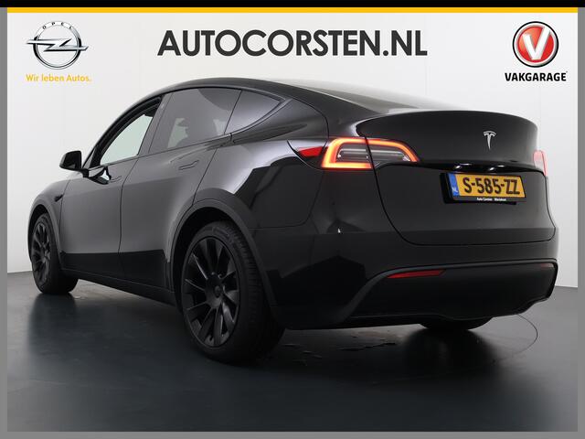 Tesla Model Y LFP-Accu SOH 97% Leder Lmv 20" Warmtepomp Camera's Panormadak Adap.Cruise Navi RWD Ecc Autopilot Stoel+Stuur+Achterbank Verwarming Elek.Achterklep Dodehoek detector Draadloze telefoonlader Origineel Nederlandse Auto