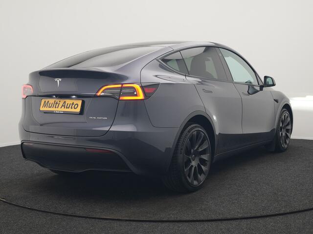 Tesla Model Y Long Range AWD 75 kWh 441pk SOH 92,3% | Full Self-Driving Capability | Panodak | Adaptive Cruise | Lederen Sportstoelen Memory & Verwarmd | Camera | Navigatie |