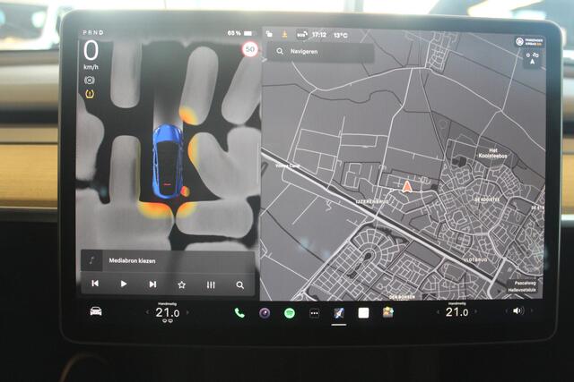 Tesla Model Y RWD 58 kWh Soh 100% Lederen bekleding/360 graden camera/ voor+achter stoelverwarming