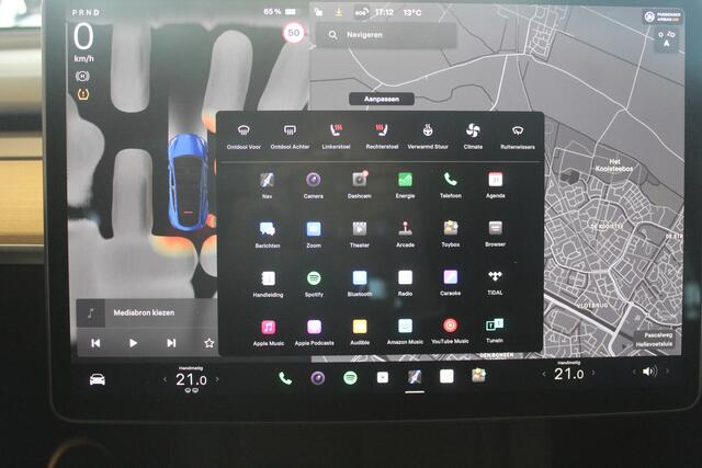 Tesla Model Y RWD 58 kWh Soh 100% Lederen bekleding/360 graden camera/ voor+achter stoelverwarming