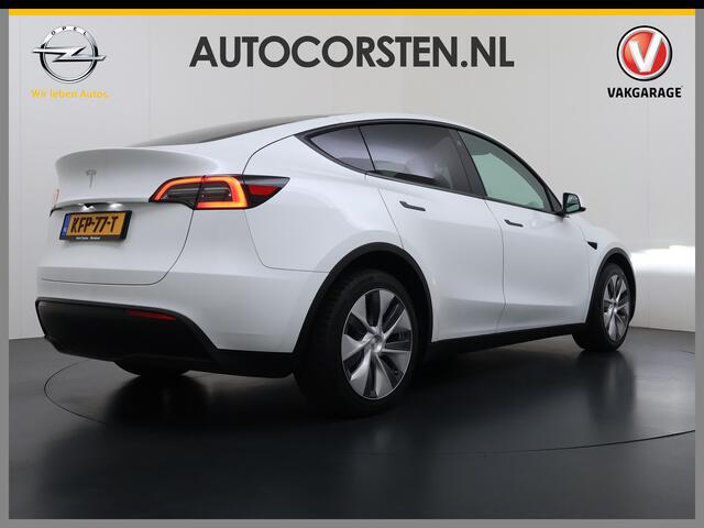 Tesla Model Y Long Range AWD 514pk Warmtepomp SOH 93% Leder Panoramadak Matrix-LED Autopilot Elektr.Stuur+Stoel+Verwarmd Navi Ecc Premium Audio Keyless Priv.Glass Elektr.Stuur+Stoel+Verwarmd Navi Ecc Premium Audio Keyless Privacy Glass 4WD 1e Eigenaar Fabrieksgarantie 