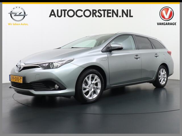 Toyota AURIS Touring Sports 1.8I Hybrid 136PK Navi Ecc Camera Trekhaak Cruise Control DAB Keyless Dynamic Go Lane Assist Regen-Lichtsensor Bluetooth Lmv 16" Privacy Glas Isofix Dealeronderhouden Origineel Nederlandse Auto
