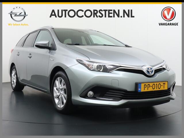 Toyota AURIS Touring Sports 1.8I Hybrid 136PK Navi Ecc Camera Trekhaak Cruise Control DAB Keyless Dynamic Go Lane Assist Regen-Lichtsensor Bluetooth Lmv 16" Privacy Glas Isofix Dealeronderhouden Origineel Nederlandse Auto