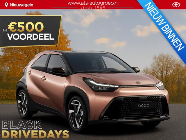 Toyota AYGO X Hybrid 115 play ¤23.250,- RIJKLAAR! Nu ¤500,- voordeel! Nu extra scherp geprijsd!