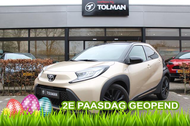 Toyota AYGO X 1.0 VVT-i MT Premium Cabrio 2e Paasdag open van 10:00 - 15:00 | Rijklaar | Stoelverwarming | Keyless | Parkeersens. v+a | Camera | Navi | Apple/Android | LED