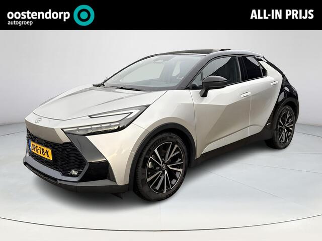 Toyota C-HR 2.0 Hybrid 200 Première Edition AWD **BOMVOL OPTIES/ PANORAMA DAK/ GEHEUGEN VOORSTOEL/ 360 CAMERA/ LEDER BEKLEDING/ GARANTIE**