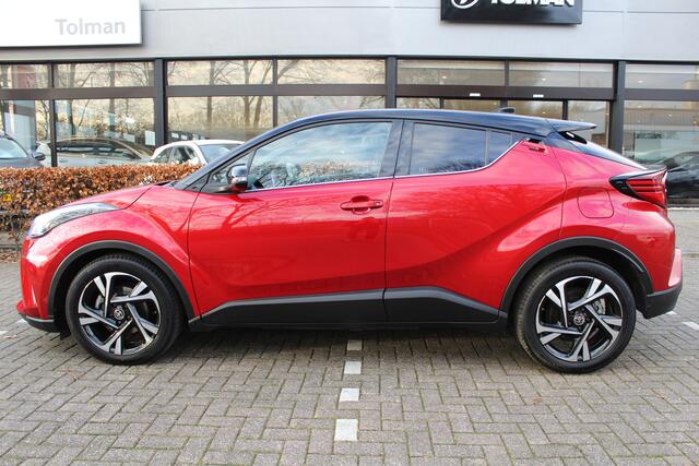 Toyota C-HR 1.8 Hybrid Dynamic Plus Bi-Tone | Rijklaar | Stoel-/stuurverw. | Blind Spot | LED | Apple/Android | Keyless | Parkeersens. v+a