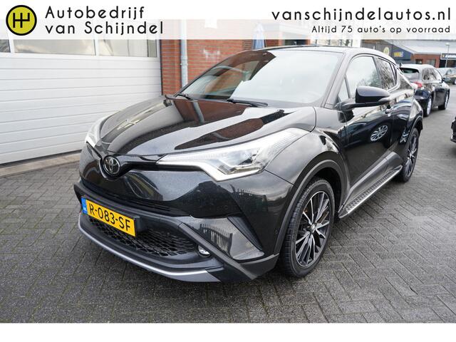 Toyota C-HR 1.2 Style LUXE! TREKHAAK - CAMERA - NAVI - STOELVERWARMING - HALF LEDER - PARKEERSENSOREN V+A - RIJSTROOKSENSOR - KEYLESS - 18 INCH LMV - CLIMA - DAB+ - BLUETOOTH - PRIVACYGLAS - PARKEERHULP