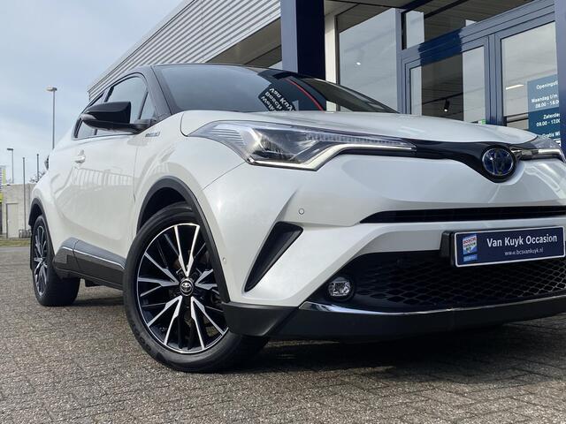 Toyota C-HR 1.8 Hybrid Bi-Tone / Automaat / Adaptieve Cruise-Control / Stoelverwarming / JBL-Audio / Dodehoek-Detectie / Afneembare-Trekhaak / Keyless / Climate-Control / Radio-Bluetooth / Navi / Camera / PDC V+A / 18'' LMV / All-Season / ENZ.