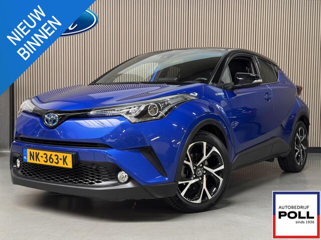 Toyota C-HR 1.8 Hybrid Automaat Bi-Tone Navi Camera lederen Bekleding Stoelverwarming Adap Cruise NL-Auto
