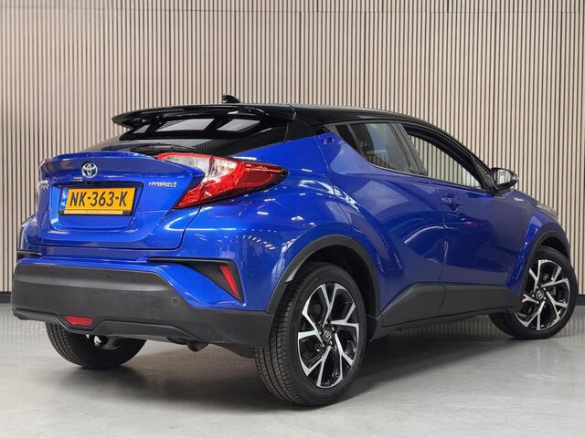 Toyota C-HR 1.8 Hybrid Automaat Bi-Tone Navi Camera lederen Bekleding Stoelverwarming Adap Cruise NL-Auto