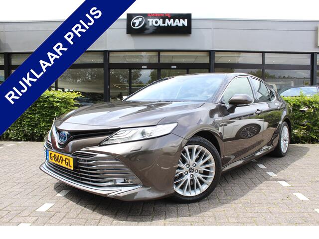 Toyota CAMRY 2.5 Hybrid Premium | Rijklaar | Head Up | Blind Spot | Leder | Stoelverw. | JBL | Dealer onderhouden | Adap.cruise | Clima 3-zones | NL-auto