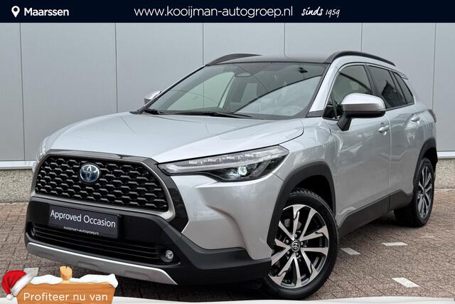 Toyota COROLLA Cross 2.0 High Power Hybrid Executive Edition Panoramadak, Dodehoekdetectie, Parkeersensoren voor + achter, Elektrische achterklep, Led, Navi, Garantie t/m 2034!