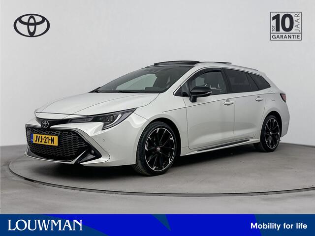 Toyota COROLLA Touring Sports 2.0 Hybrid GR-Sport Plus | Stoel-/Stuur-/Voorruitverwarming | Achterklep Elektrisch | Apple Carplay/Android Auto | Parkeersensoren V+A | Draadloze Telefoonlader | 18'' Lichtmetalen Velgen |