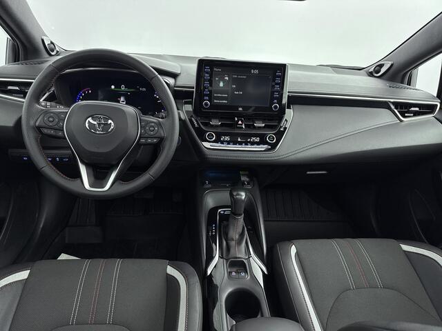 Toyota COROLLA Touring Sports 2.0 Hybrid GR-Sport Plus | Stoel-/Stuur-/Voorruitverwarming | Achterklep Elektrisch | Apple Carplay/Android Auto | Parkeersensoren V+A | Draadloze Telefoonlader | 18'' Lichtmetalen Velgen |