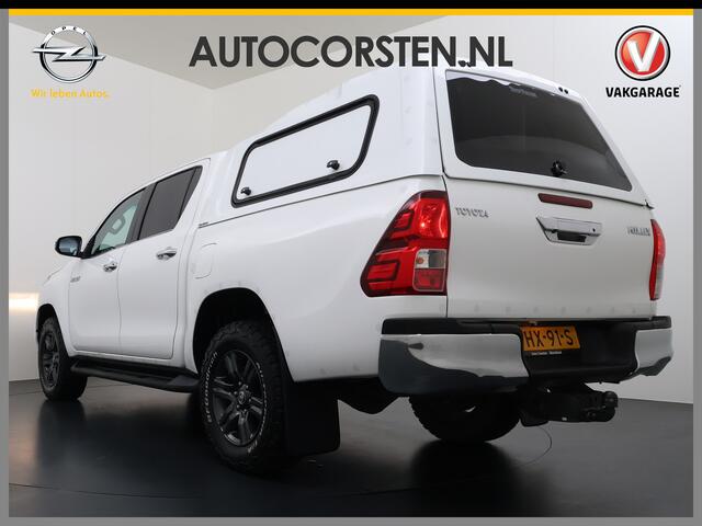 Toyota HI-LUX HiLux 2.4 D-4D 4WD AUT-6 Double Cab Professional Lier Canopy Hardtop (Huif) Trekhaak Navi* via Apple Carplay Android Auto Ecc Camera Adap.Cruise Control Lane Assist Inbouw Kasten Bluetooth AWD EURO6 400Nm *3.500kg Trekvermogen* 1e Eigenaar Dealeronderhoud