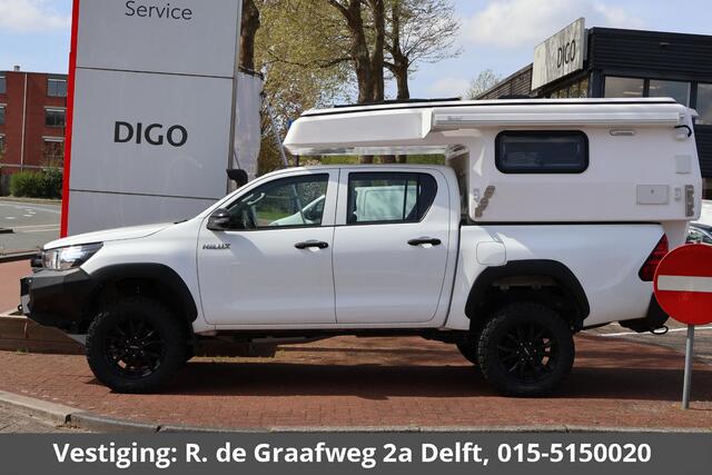 Toyota HI-LUX HiLux Camper 2.4 D-4D Dubbele Cabine Cool Comfort (ex.BTW) UNIEK IN NEDERLAND!