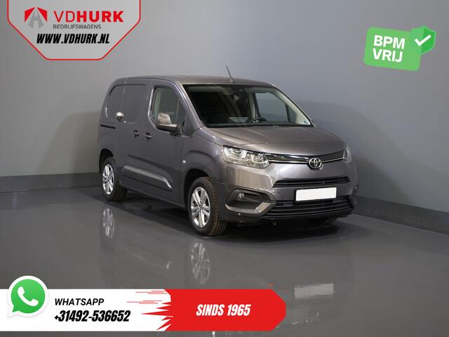Toyota PROACE City 1.2 Turbo 130 pk Aut. BENZINE 3Pers./ Stoelverw./ Climate/ Keyless/ Carplay/ Cruise/ PDC/ Trekhaak