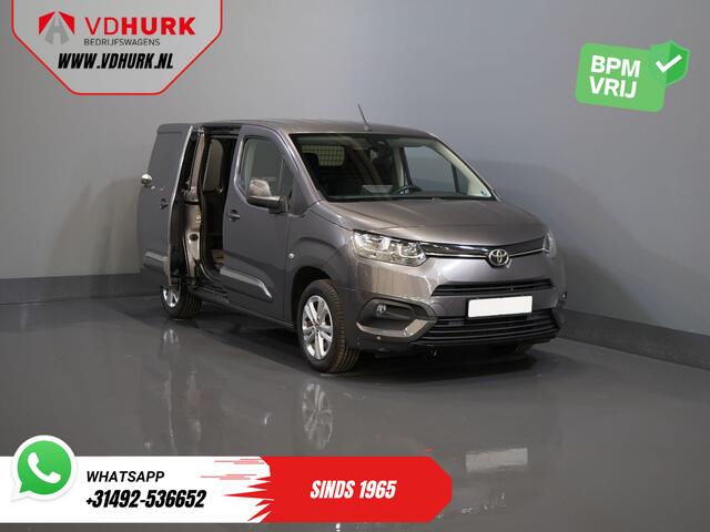 Toyota PROACE City 1.2 Turbo 130 pk Aut. BENZINE 3Pers./ Stoelverw./ Climate/ Keyless/ Carplay/ Cruise/ PDC/ Trekhaak
