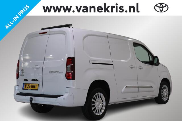 Toyota PROACE CITY 1.5 D-4D Prof Long, Blind Spot, betonplex, Lat om Lat, Zwaailamp, Trekhaak