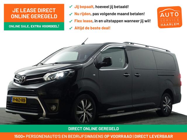 Toyota PROACE Worker 2.0 D-4D Dubbele Cabine 5 Pers Dynamic Long Aut- 2x Schuifdeur, Panoramadak, Trekhaak, Xenon Led