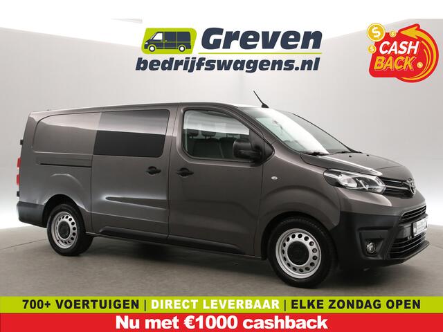 Toyota PROACE 2.0 D-4D L3H1 | Euro6 | 145PK | DC | 6-Zits | Airco | Camera | Carplay | Trekh. | Cruise | Parkeersens.