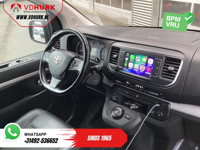 Toyota PROACE Worker 2.0 D-4D Aut. L2 Adapt.Cruise/ Head-Up/ Standkachel/ Carplay/ 2x Schuifdeur/ Stoelverw./ Keyless/ Climate/ Navi/ Camera/ PDC/ 17"LMV