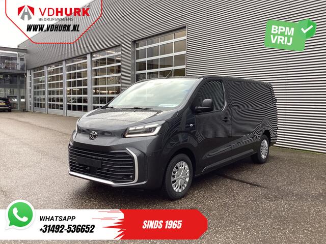 Toyota PROACE Electric Worker 75 kWh L3 345 km WLTP LED/ Snellader/ Keyless/ Adapt.Cruise/ Stuurverw./ Stoelverw./ Navi/ Carplay/ Camera/ PDC/ Airco