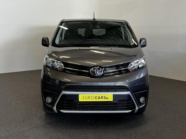 Toyota PROACE Electric Shuttle Long Extra Range Cool 75 kWh 9PERSOONS Personenbus Navigatie Apple Carplay/Android Auto Parkeersensoren Cruise Control Lichtmetalen velgen Getinte ramen Airco