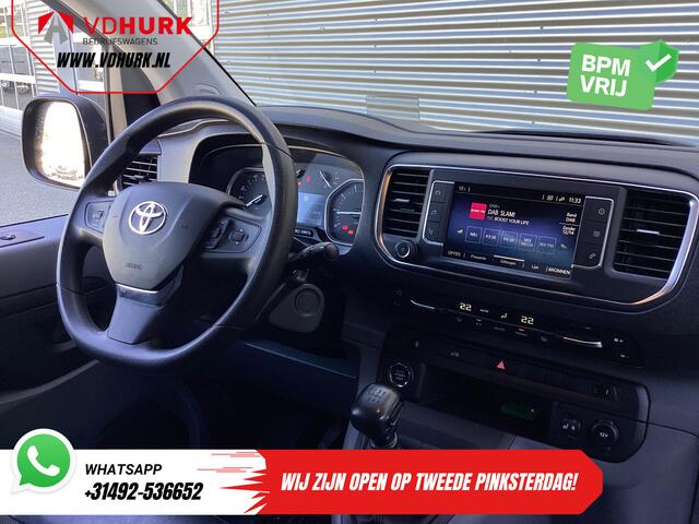 Toyota PROACE Worker 1.5 2x Schuifdeur/ Adapt.Cruise/ Head-up/ Standkachel/ Inrichting/ Stoelverw./ Carplay/ Camera/ Keyless/ Climate/ Trekhaak