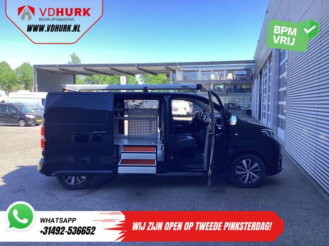 Toyota PROACE Worker 1.5 2x Schuifdeur/ Adapt.Cruise/ Head-up/ Standkachel/ Inrichting/ Stoelverw./ Carplay/ Camera/ Keyless/ Climate/ Trekhaak