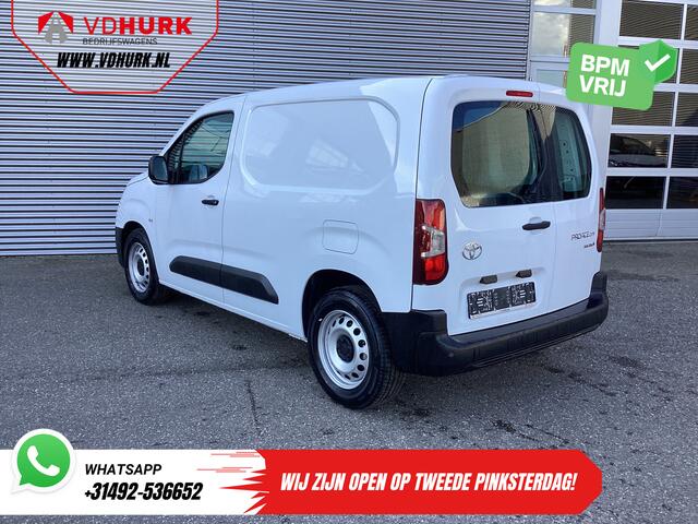 Toyota PROACE CITY Electric 345 km WLTP LED/ 3pers/ Snellader/ Standkachel/ Carplay/ Navi/ PDC/ Cruise/ Airco