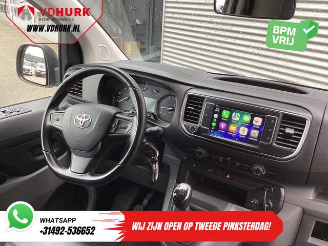 Toyota PROACE Worker 2.0 145 pk L3 Standkachel/ Stoelverw/ Carplay/ Camera/ PDC/ Cruise/ Trekhaak/ Airco